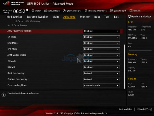 Extreme Overclocking: ASUS ROG Crossblade Ranger + AMD A10-7850K 8 Crossblade_BIOS_01