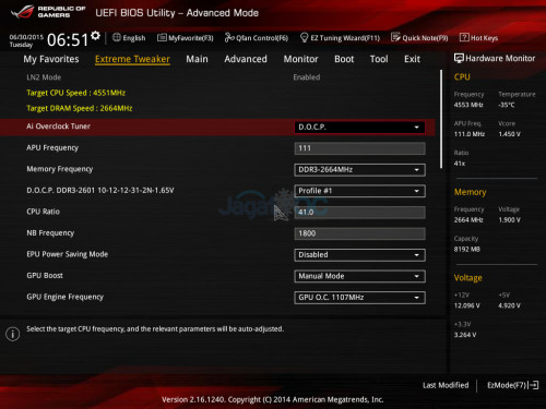 Extreme Overclocking: ASUS ROG Crossblade Ranger + AMD A10-7850K 2 Crossblade_BIOS_02