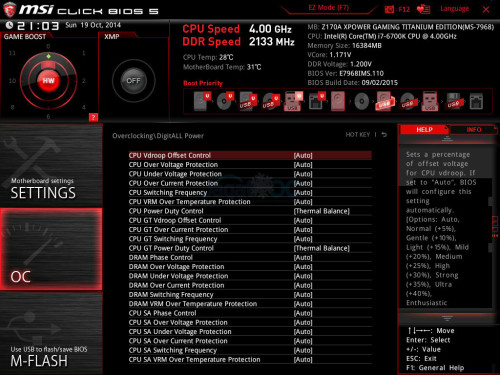 Overclocking Review: MSI Z170A XPOWER GAMING Titanium Edition 14 BIOS_05