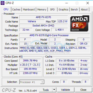 Overclocking Review: AMD Wraith Cooler + FX-8370 1 FX8370