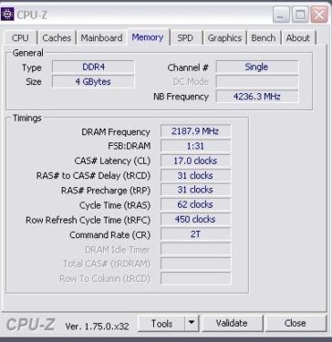 Overclocking G.Skill TridentZ DDR4-4266 2x4GB Kit: Part 1(Aircooling Test) 2 1.85VMax