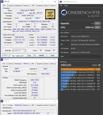 Teaser Preview OC Intel Core i9-7980XE Extreme Edition: 4200+ Cinebench R15 di 4.3Ghz Aircooled 2 7980XE_DEF_CB15