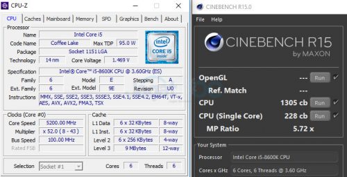 Result CPU 5200