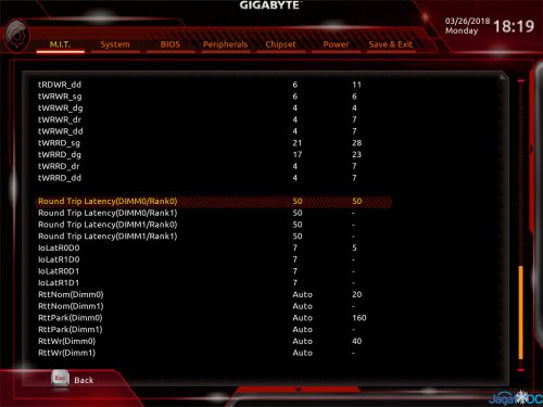 Bench Log: Gigabyte Z370N WiFi – 2 DIMM DDR4 Memory Overclocking 6 Duas