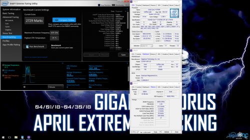 JagatOC - Gigabyte Aorus Competition Recap 2018: 5G Efficiency Battle! 5 Alva XTU 2729