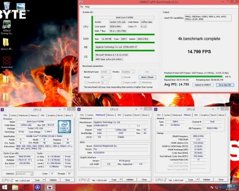 JagatOC - Gigabyte Aorus Competition Recap 2018: 5G Efficiency Battle! 20 Jordan X265 4K 14.799