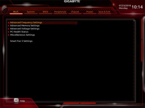 BIOS B450 AORUS PROWIFI 02