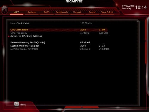 BIOS B450 AORUS PROWIFI 03