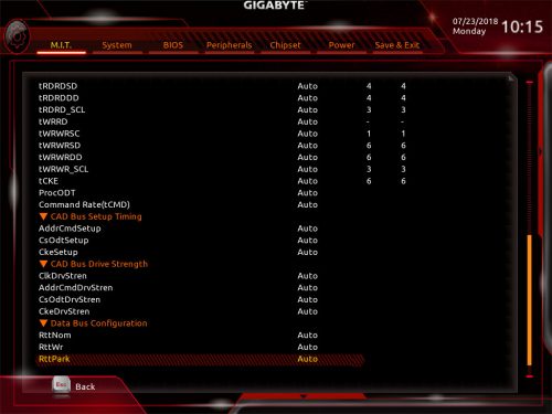 BIOS B450 AORUS PROWIFI 07