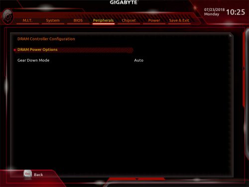 BIOS B450 AORUS PROWIFI 18