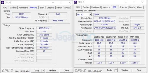 Overclocking & Review: Corsair Vengeance RGB PRO DDR4-3200CL16 16GB Kit (di platform Intel Z370 & AMD X470) 16 2 18D