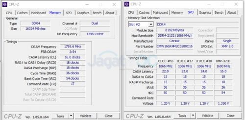 Overclocking & Review: Corsair Vengeance RGB PRO DDR4-3200CL16 16GB Kit (di platform Intel Z370 & AMD X470) 22 2 20C