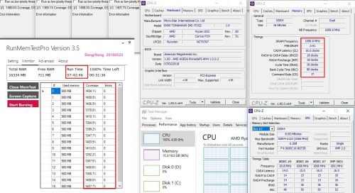 Overclocking Review: MSI B450 TOMAHAWK 13 MemComp 0B SamsungBDie8GbitSR 2DIMM