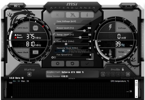 Overclocking Review: MSI GeForce GTX 1660 Ti Gaming X 6G 1 GTX1660TI 1 Screenshot 400 AB DEF