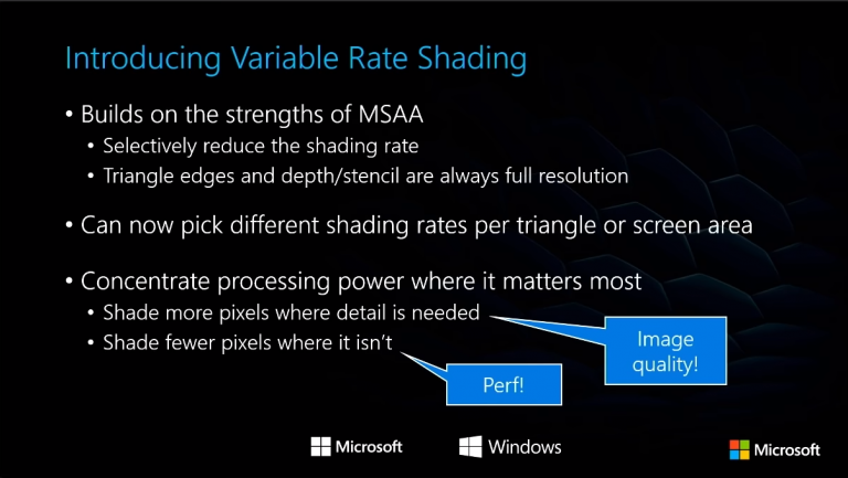 Variable rate. Variable rate shading. shading rate.