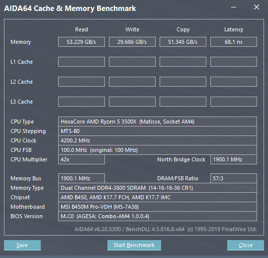 Analisis & Overclocking  AMD Ryzen 5 3500X, 6core 6Thread Zen2 7nm
