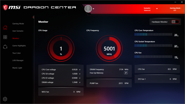 Z490I UNIFY DRAGONCENTER Z490 07